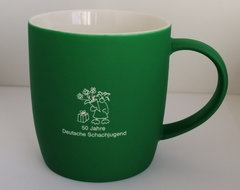 Abbildung Tasse „50 Jahre DSJ“ grün