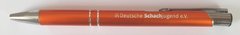 Abbildung Kugelschreiber Metall orange