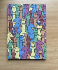Abbildung Notizbuch „Schachfiguren“