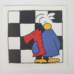Abbildung Sticker „Chessy mit Springer“ (10 Stück)