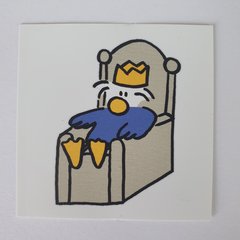 Abbildung Sticker „König“ (10 Stück)
