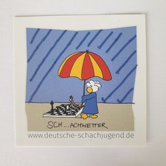 Abbildung Sticker „Schachwetter“ (10 Stück)