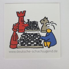 Abbildung Sticker „Schachspielen“ (10 Stück)