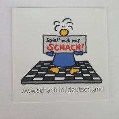 Abbildung Sticker „Spiel mit mir Schach“ (10 Stück)